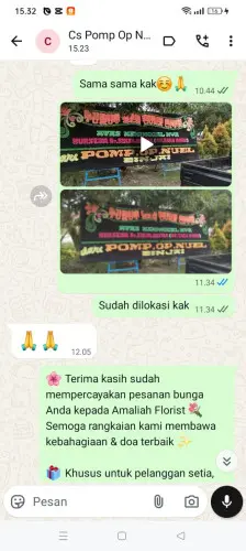 Testimonial Papan Bunga darmajaya