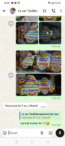 Testimonial Papan Bunga darmajaya