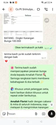Testimonial Papan Bunga darmajaya