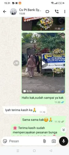 Testimonial Papan Bunga darmajaya