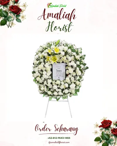 Krans Bunga Duka Cita darmajaya